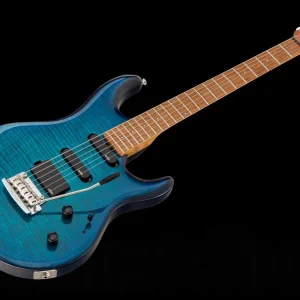 Music Man USA Luke BFR FT NB - PDN Neptune Blue Roasted Neck Limited Edition MN Vente Flash