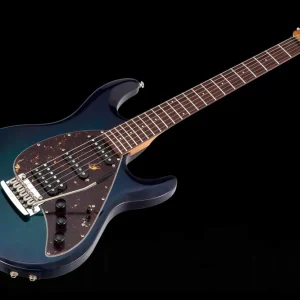 Music Man USA Silhouette Special HSS Trem Piezo NB - PDN Neptune Blue Roasted Neck Limited Edition RW Expédition Rapide