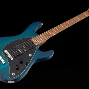 Music Man USA Steve Morse STD NB - PDN Neptune Blue Roasted Neck Limited Edition MN Prix Choc