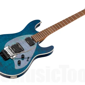 Music Man USA Steve Morse Y2D FR NB - PDN Neptune Blue Roasted Neck Limited Edition QT MN PV Réduction