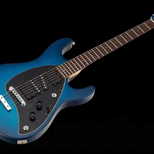 Music Man USA Steve Morse STD MBB - Morse Blue Burst MH Top Vente