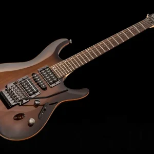 Ibanez S5570 TKS Prestige - Transparent Black Sunburst - b-stock (1x opened box) Certifié