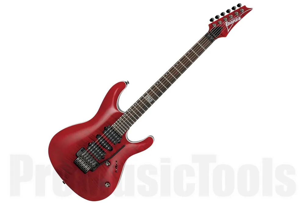 Dernier Modèle Ibanez KIKO10P TRR - Transparent Ruby Red - Kiko Loureiro Signature