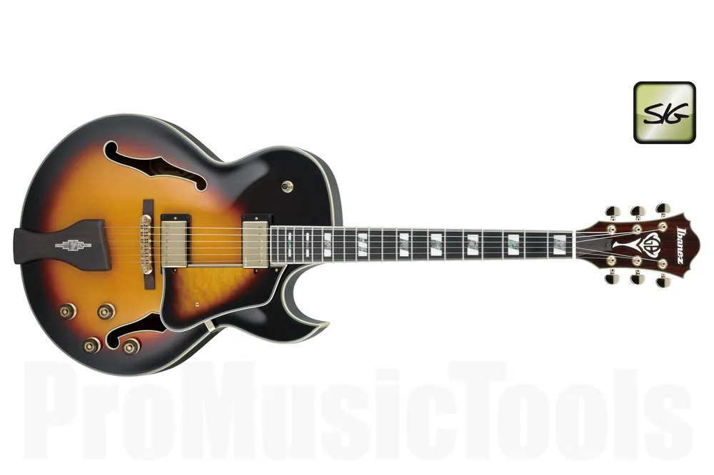 Ibanez LGB30 VYS - Vintage Yellow Sunburst - George Benson Signature Authentique