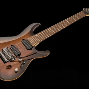 Bon Plan Ibanez S5527 TKS Prestige - Transparent Black Sunburst