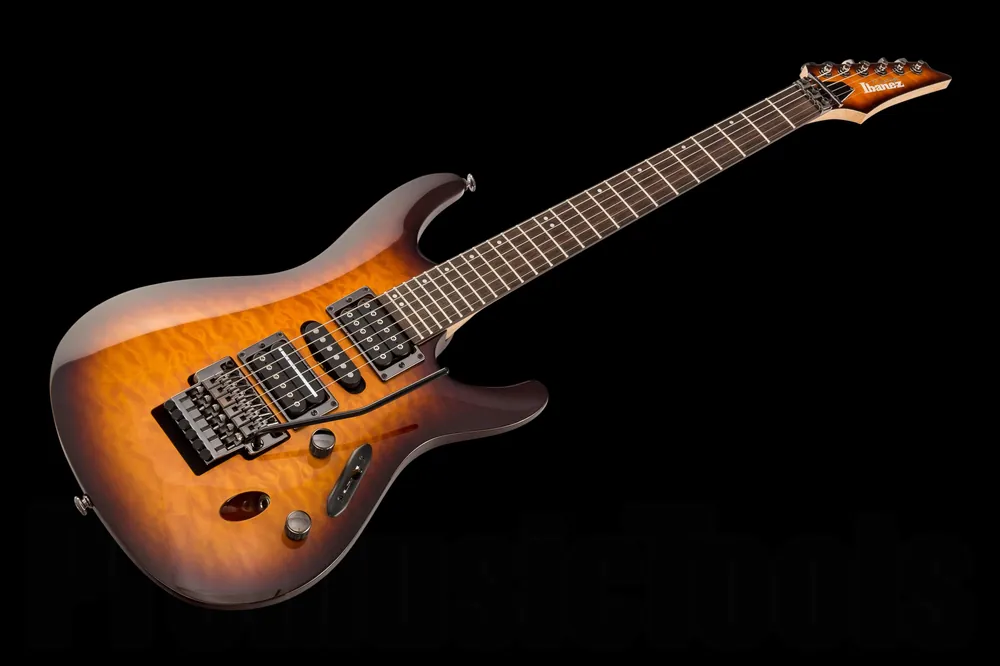 Ibanez S5570Q RBB Prestige - Regal Brown Burst Populaire