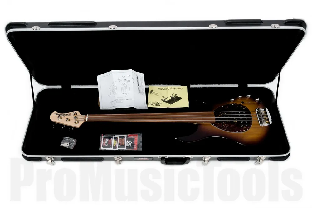 Achat Immédiat Music Man USA Sterling 4 Fretless TB - Tobacco Burst