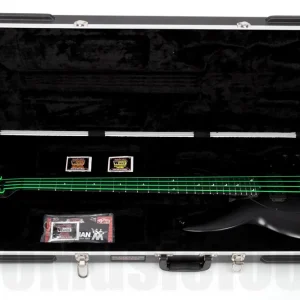 Music Man USA Bongo 4 HH SBK - Stealth Black - DR strings Satisfait Ou Remboursé