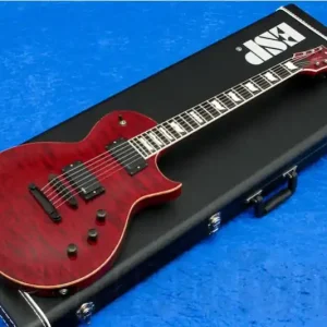 ESP Eclipse CS Neck-Thru STBC - See Thru Black Cherry - Custom Shop Prix Réduit