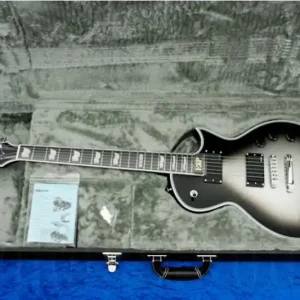 ESP Eclipse-II USA EMG BK/SI - Black & Silver Sunburst Offre Limitée