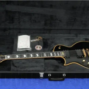 ESP Eclipse-II USA EMG LH VBK - Vintage Black - Lefthand Offre Spéciale