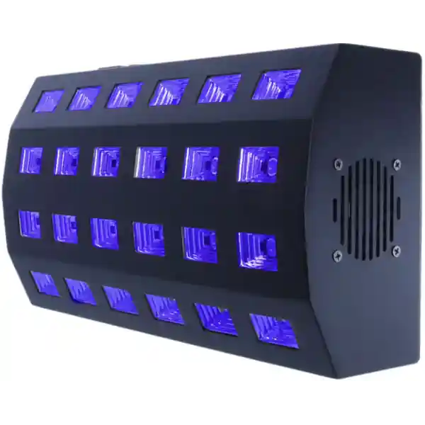 Meilleur Prix Power LightingUV PANEL 24X3W CURV