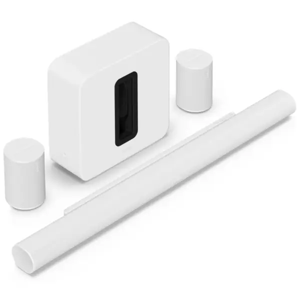 Affaire À Saisir SonosPack Arc Ultra + Sonos Sub 4 + 2x Era 100 (BLANC)