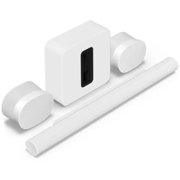 Usine Directe SonosPack Arc Ultra + Sub 4 + 2x Era 300 (BLANC)