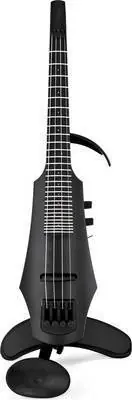 NS Designs NXT 4 4-String Electric Violin (Fretted) - Black Satin Commander Vite