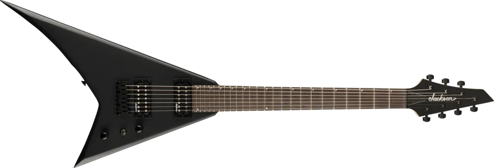 Jackson Guitars JS Series Rhoads JS22-7 RR HT 7-String Electric Guitar, Amaranth Fingerboard - Satin Black Usine Directe