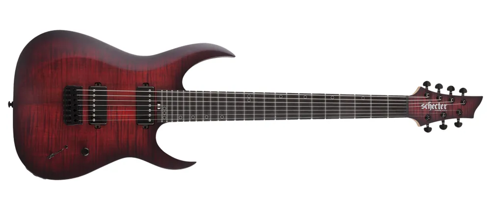 Bon Marché Schecter Sunset-7 Extreme Electric Guitar - Scarlet Burst