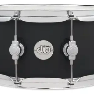 Drum Workshop Design Series 6x14‘‘ Snare Drum - Satin Black Prix Choc