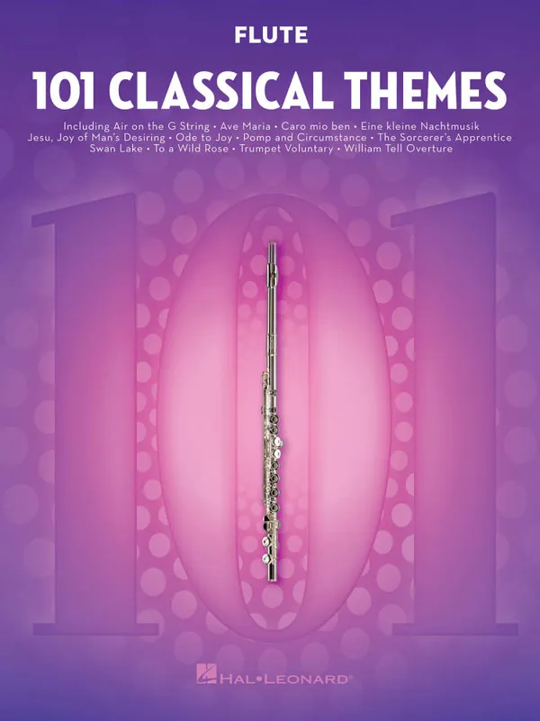Hal Leonard 101 Classical Themes for Flute - Book Nouveauté