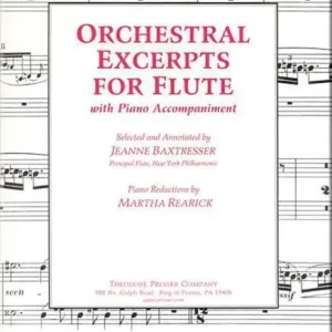 Vente Directe Theodore Presser Orchestral Excerpts for Flute - Baxtresser - Flute/Piano - Book