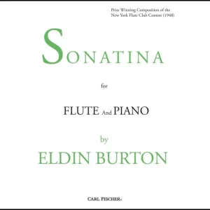 Carl Fischer Sonatina - Burton - Flute/Piano - Book Must-Have