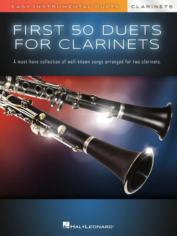 Nouveauté Hal Leonard First 50 Duets for Two Clarinets Easy Instrumental Duets - Clarinet Duet - Book