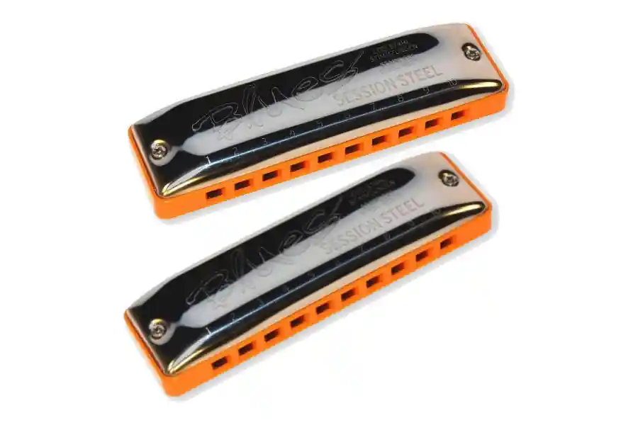 Expédié Aujourd'hui C.A.Seydel Sohne Blues Session Steel Harmonicas with Soft Case - Set of 5