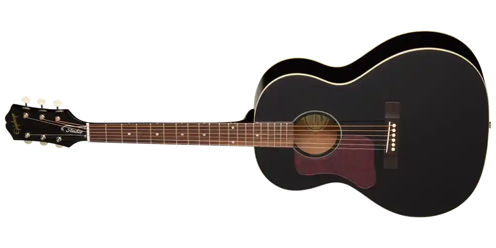 Epiphone Blues King Studio Acoustic/Electric Guitar with Gigbag - Ebony (Left Handed) Remise