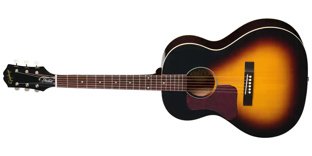 Offre Limitée Epiphone Blues King Studio Acoustic/Electric Guitar with Gigbag - Dark Burst (Left Handed)