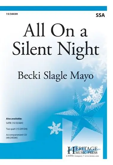 Commande En Gros Heritage Music Press All On a Silent Night - Mayo - SSA