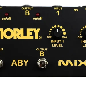Morley Gold Series ABY Mixer Pedal Satisfait Ou Remboursé