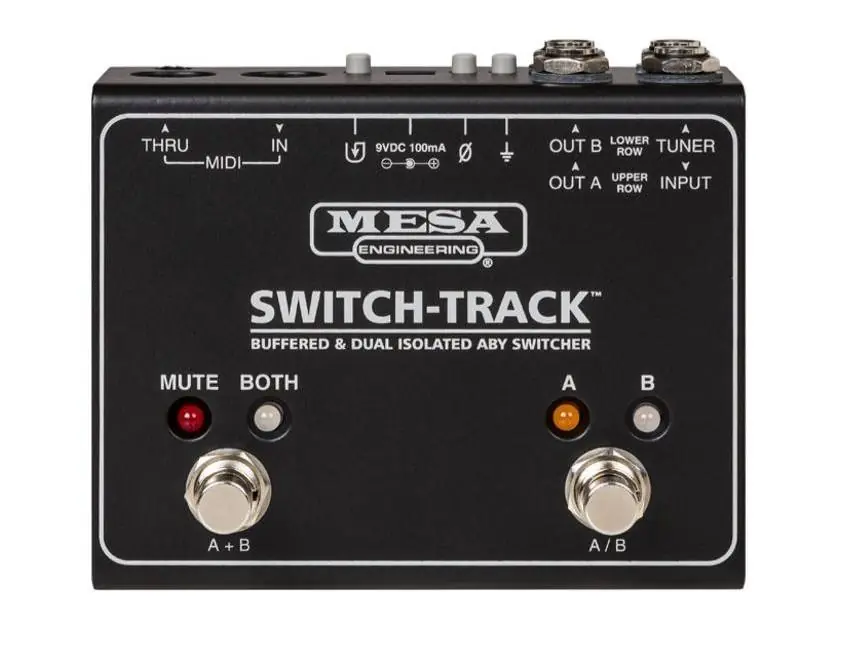 Meilleur Choix Mesa Boogie Swtich-Track Buffered and Isolated ABY Switcher