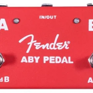 Fender 2-Switch ABY Pedal - Red Vente Directe