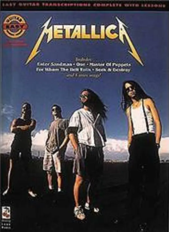 Cherry Lane Metallica Easy Guitar with Lessons Vol. 1 Offre Spéciale