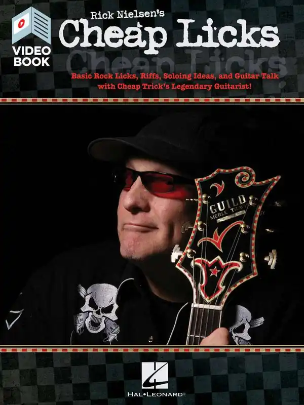 Hal Leonard Rick Nielsen‘s Cheap Licks - Guitar TAB - Book/Video Online Prix Promo