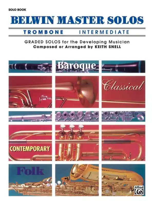 Vente Flash Belwin Belwin Master Solos, Volume 1 (Trombone)