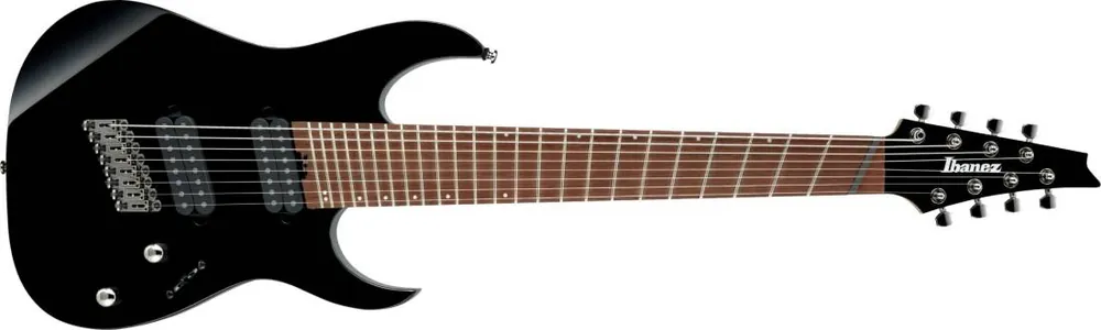 Meilleure Vente Ibanez RG Multi Scale 8-String Electric Guitar - Black