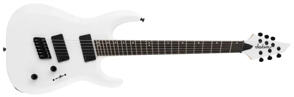 Jackson Guitars Pro Series Dinky DK Modern HT6 MS, Ebony Fingerboard - Snow White Offre Spéciale