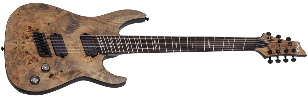Bon Plan Schecter Omen Elite-7 Multiscale 7-String Electric Guitar - Charcoal