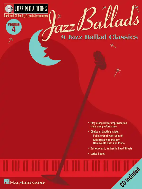 Hal Leonard Jazz Ballads Jazz Play-Along Volume 4 - Book/CD Affaire À Saisir