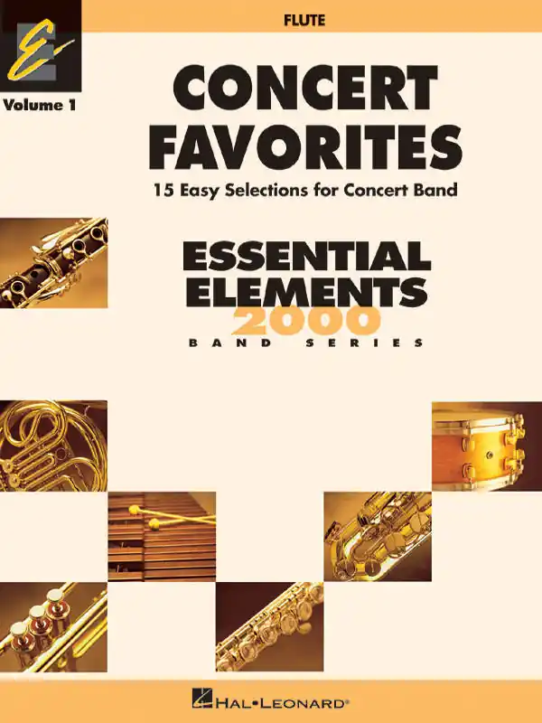 Meilleur Prix Hal Leonard Concert Favorites Vol. 1 (15 Easy Selections for Concert Band) - Flute - Book