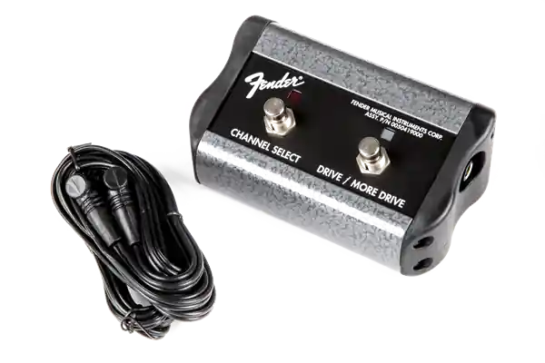 Quantité Limitée Fender 2-Button Drive and Channel Select Footswitch with 1/4‘‘ Jack