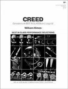 Nouveauté Kjos Music Creed - Score