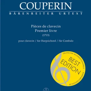 Baerenreiter Verlag Pieces For Harpsichord, Book 1 - Couperin - Harpsichord Soldes