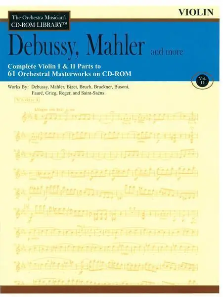 Hal Leonard Debussy, Mahler and More - Volume 2 Affaire À Saisir