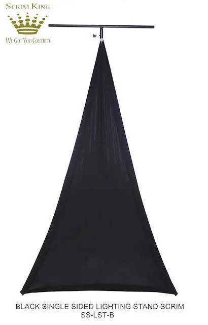 Nouvelle Collection Scrim King Lighting Stand Scrim - Single Side in Black