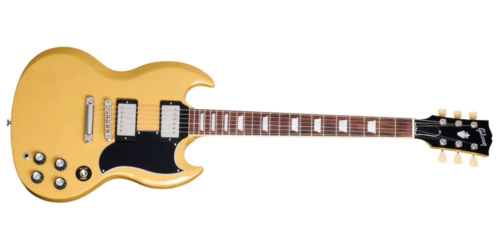 Authentique Gibson SG Standard ‘61 Stopbar w/Hardshell Case - TV Yellow