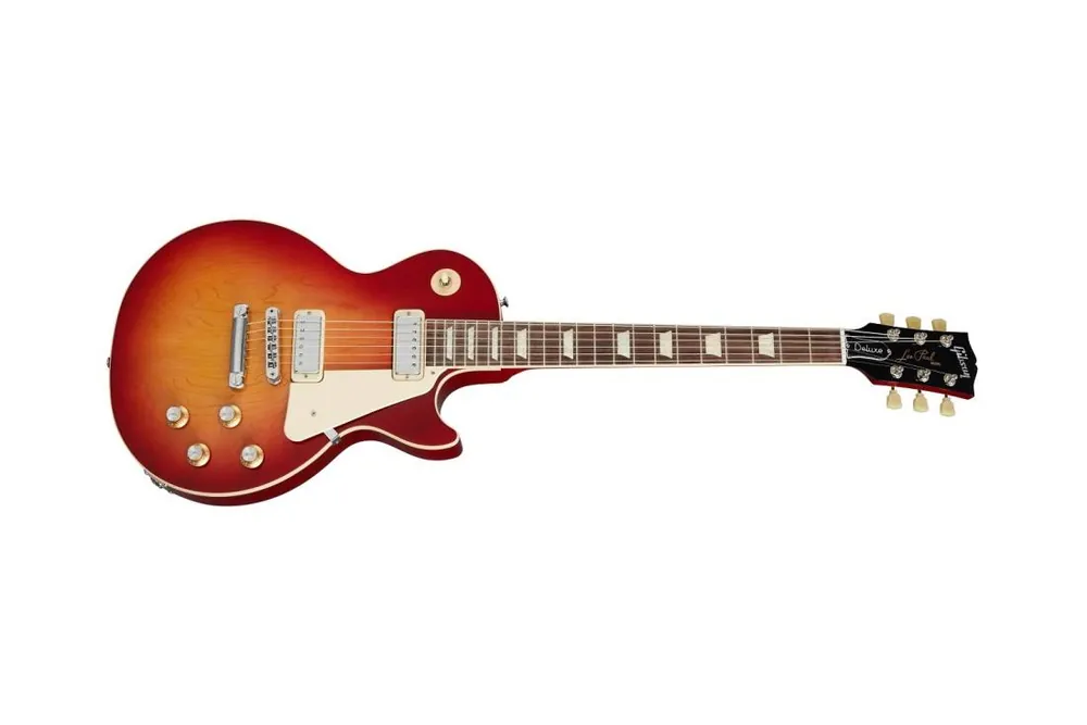 Gibson Les Paul Deluxe 70s - 70s Cherry Sunburst Dernier Modèle