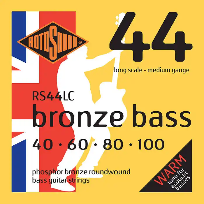 Authentique Rotosound Phosphor Bronze Acoustic Bass Strings 40-100
