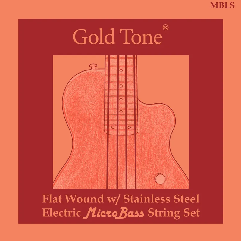 Gold Tone MBLS MicroBass LaBella Flat Wound Strings Acheter Direct